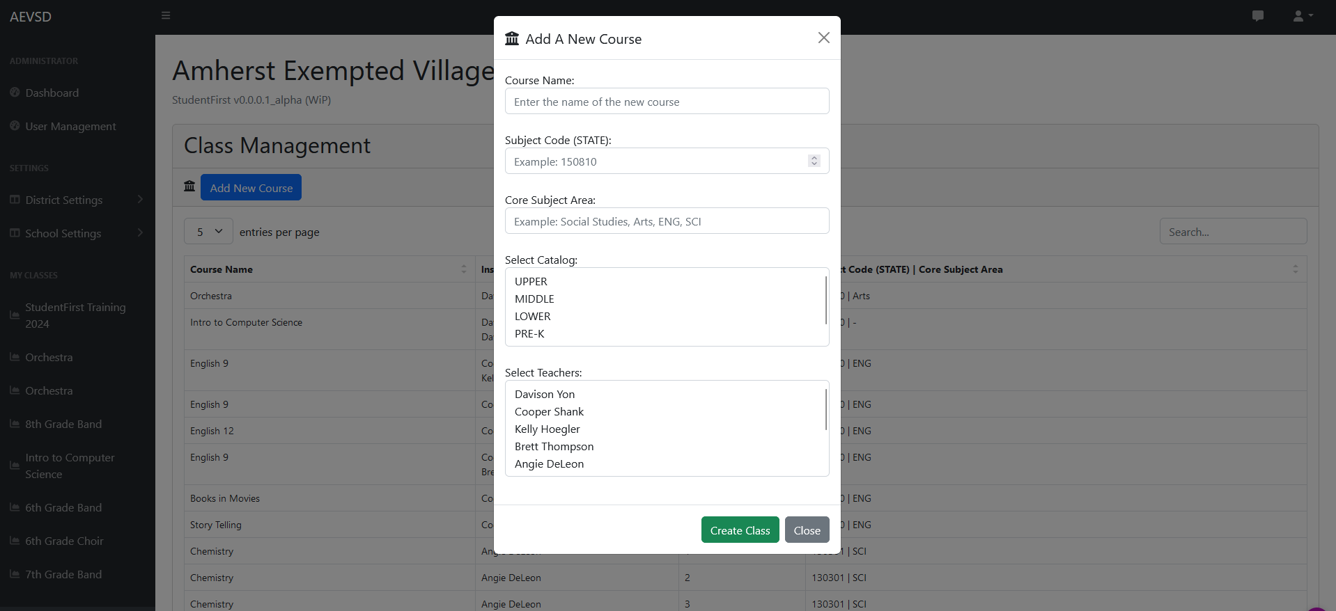 StudentFirst Demo Image